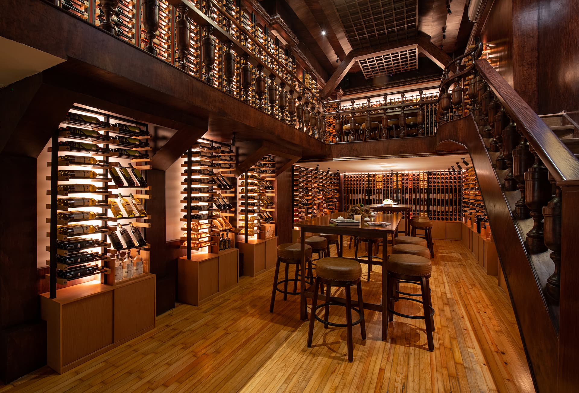 Interior picture of a Wine Bar by Concours Mondial de Bruxelles